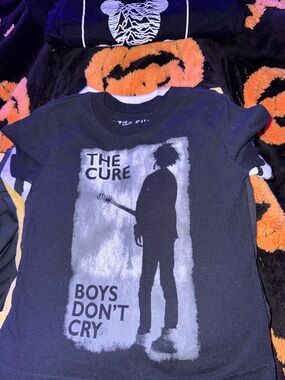 The Cure 'Boys Don't Cry' Graphic Tee - Black - Kids